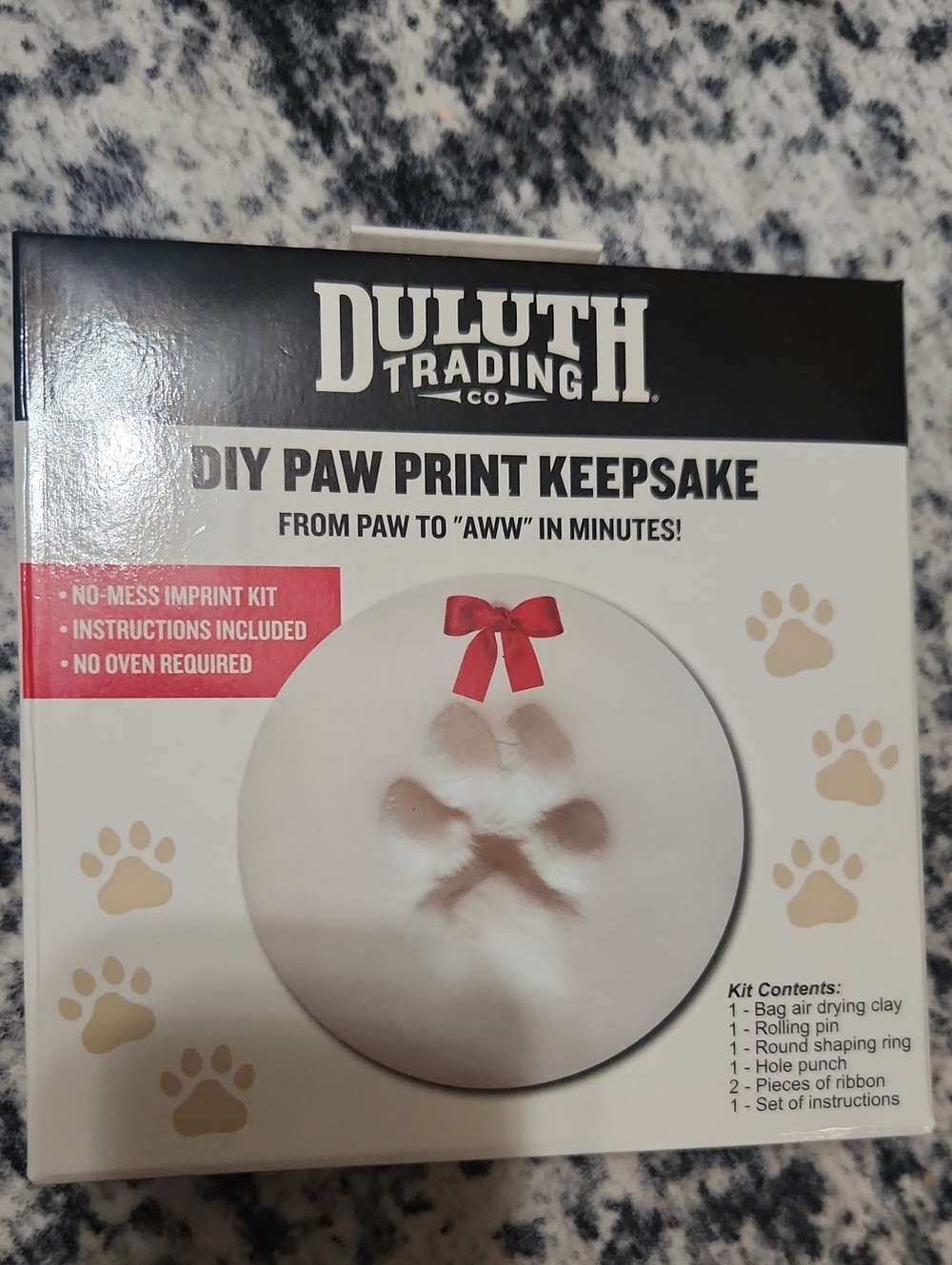 Paw Print Keepsake Kit